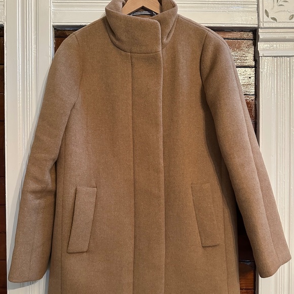 J.Crew Wool Pea Coat (Camel) - Picture 1 of 4